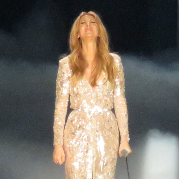 Céline Dion au Caesars Palace à Las Vegas le 23 février 2016.