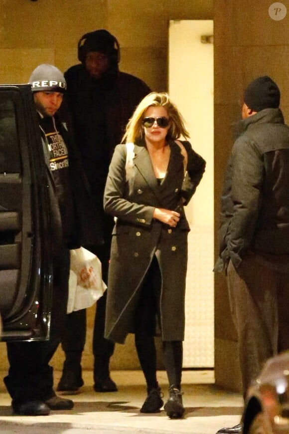 Lamar Odom et Khloé Kardashian à New York le 12 février 2016
