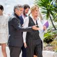 George Clooney, Dominic West et Julia Roberts au photocall de "Money Monster" au 69e Festival international du film de Cannes le 12 mai 2016. © Cyril Moreau / Olivier Borde / Bestimage