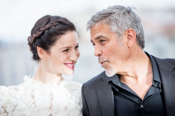 Caitriona Balfe et George Clooney au photocall de "Money Monster" au 69e Festival international du film de Cannes le 12 mai 2016. © Cyril Moreau / Olivier Borde / Bestimage