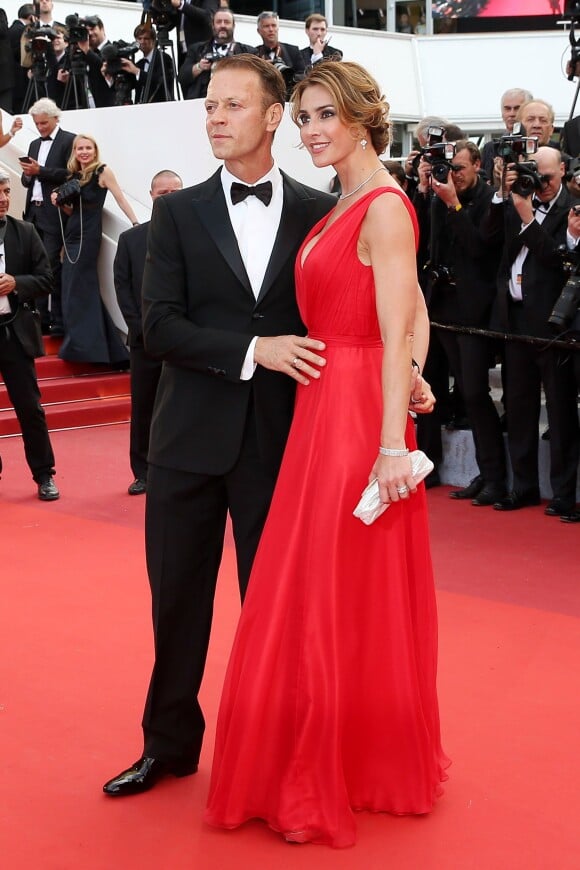 Rocco Siffredi et sa femme Rosa Caracciolo (Rozsa Tassi) - Montée des marches du film "Money Monster" lors du 69e Festival International du Film de Cannes. Le 12 mai 2016. © Borde-Jacovides-Moreau/Bestimage