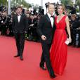 Rocco Siffredi et sa femme Rosa Caracciolo (Rozsa Tassi) - Montée des marches du film "Money Monster" lors du 69e Festival International du Film de Cannes. Le 12 mai 2016. © Borde-Jacovides-Moreau/Bestimage