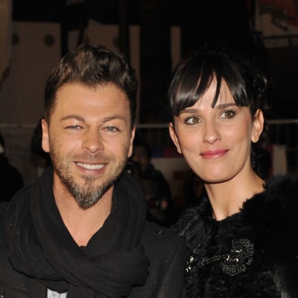 Christophe Maé et son épouse Nadège aux NRJ Music Awards à Cannes, le 28 janvier 2012.