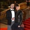 Christophe Maé et son épouse Nadège aux NRJ Music Awards à Cannes, le 23 janvier 2010.