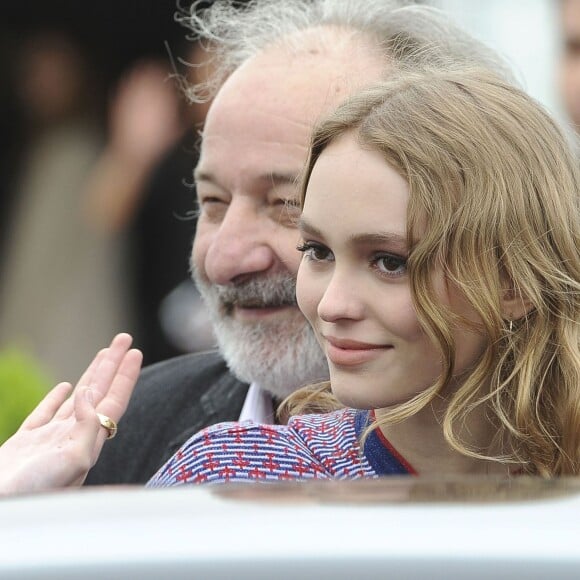 Lily-Rose Depp au restaurant Agora lors du 69ème Festival international du film de Cannes le 13 mai 2016. © Pierre Perusseau / Bestimage