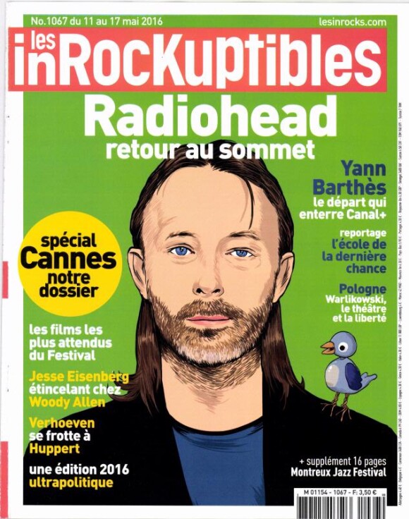 Le magazine Les Inrockuptibles du 11 mai 2016