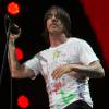 Anthony Kiedis (Red Hot Chili Peppers) lors du Isle of Wight festival 2014, à Isle of Wight, le 15 juin 2014.
