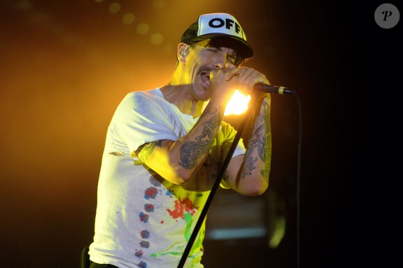 Les Red Hot Chili Peppers en concert à Milan, le 7 juillet 2012