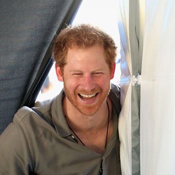 Le prince Harry venu encourager les compétiteurs des 2e Invictus Games à Orlando le 11 mai 2016.