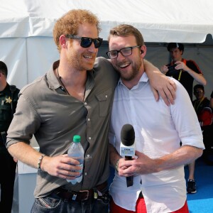 Le prince Harry venu encourager les compétiteurs des 2e Invictus Games à Orlando le 11 mai 2016.