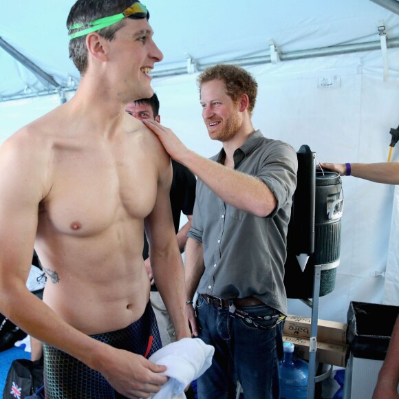 Le prince Harry venu encourager les compétiteurs des 2e Invictus Games à Orlando le 11 mai 2016.