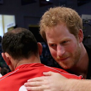 Le prince Harry lors des épreuves d'athlétisme aux 2e Invictus Games à Orlando le 10 mai 2016