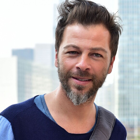 Christophe Maé, Grand Prix de l'UNAC 2015 pour la chanson "Tombé Sous Le Charme" lors de la remise du prix de l'UNAC 2015 à la Sacem à Paris, le 16 mars 2015