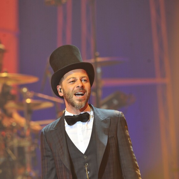 Christophe Maé en concert au Palais des Sports de Paris, le 10 octobre 2014