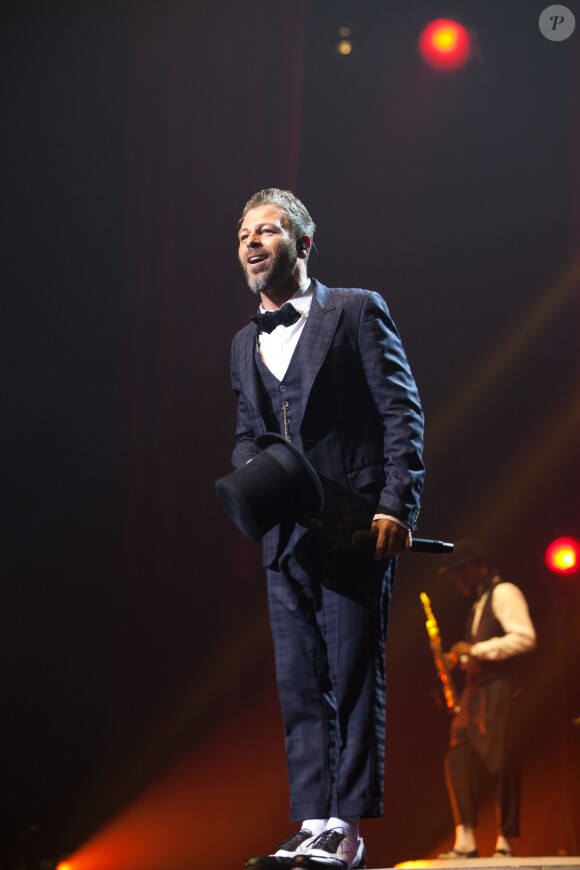 Christophe Maé en concert au Palais Nikaia à Nice le 30 septembre 2014