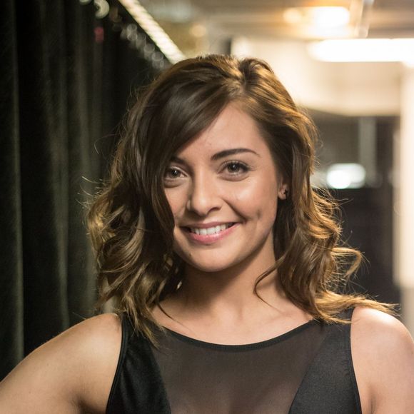 Exclusif - Priscilla Betti (de la troupe "Flashdance") - Backstage de l'enregistrement de l'émission "Tous au Lido pour le Sidaction", à Paris, le 21 mars 2016 © Moreau-Jacovides / Bestimage