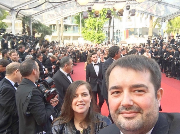 Jean-François Piège à Cannes pour le Festival du film international. Mai 2016.
