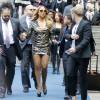 Mariah Carey arrive au Rockfeller Center pour le NBCUniversal Upfront. New York, le 16 mai 2016.