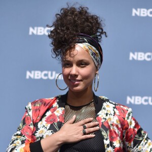 Alicia Keys assiste au 2016 NBCUniversal Upfront au Rockfeller Center. New York, le 16 mai 2016.