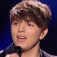 Antoine lors de la finale de "The Voice 5", sur TF1, le samedi 14 mai 2016