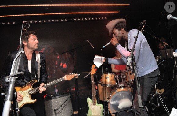 Exclusif - M (Matthieu Chedid) et Keziah Jones en showcase à la Villa Schweppes lors du 69ème Festival International du Film de Cannes le 17 mai 2016. © Veeren/Bestimage