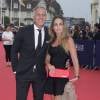 David Ginola et sa femme Coraline - Cérémonie d'ouverture du 40e Festival du cinema americain de Deauville le 5 septembre 2014.