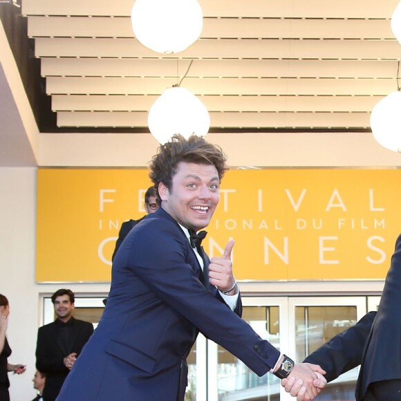 Kev Adams et Gad Elmaleh - Montée des marches du film "Elle" lors du 69e Festival International du Film de Cannes. Le 21 mai 2016. © Olivier Borde-Cyril Moreau/Bestimage