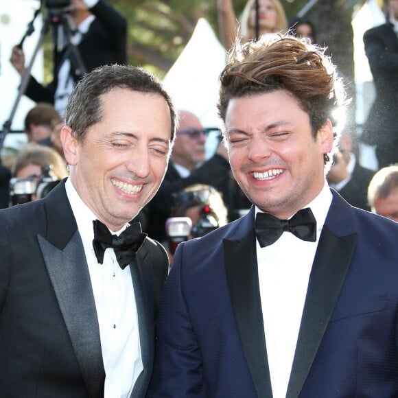 Kev Adams et Gad Elmaleh - Montée des marches du film "Elle" lors du 69e Festival International du Film de Cannes. Le 21 mai 2016. © Olivier Borde-Cyril Moreau/Bestimage