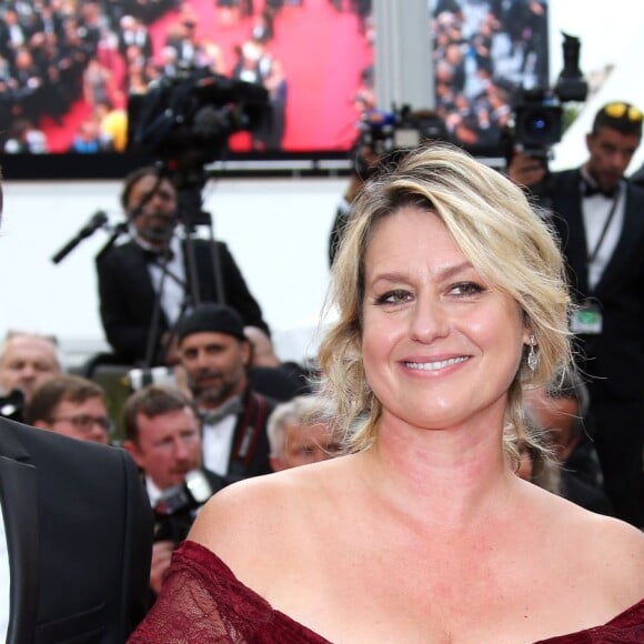 Paul Belmondo (habillé en Lanvin), sa femme Luana et leur fils Victor - Montée de la cérémonie de clôture du 69ème Festival International du Film de Cannes. Le 22 mai 2016. © Olivier Borde-Cyril Moreau/Bestimage