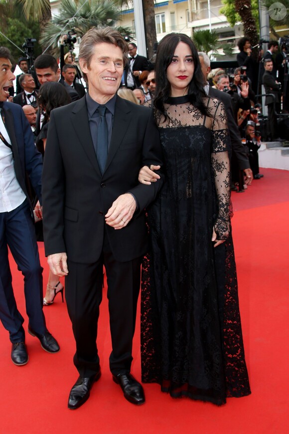 Willem Dafoe et sa femme Giada Colagrande - Montée de la cérémonie de clôture du 69ème Festival International du Film de Cannes. Le 22 mai 2016. © Olivier Borde-Cyril Moreau/Bestimage