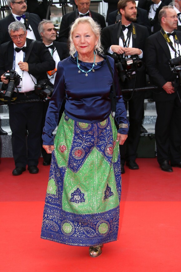 Agnès b. - Montée de la cérémonie de clôture du 69ème Festival International du Film de Cannes. Le 22 mai 2016. © Olivier Borde-Cyril Moreau/Bestimage