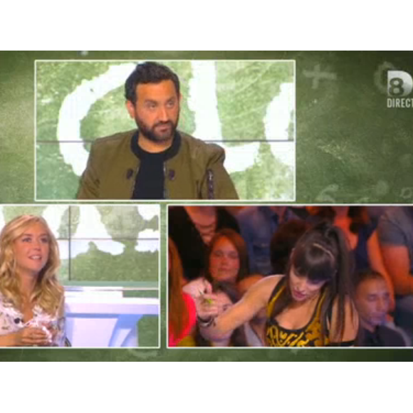 Erika Moulet donne son avis sur Enora Malagré et règle ses comptes, dans TPMP, le 23/05/16. Cyril Hanouna donne son avis