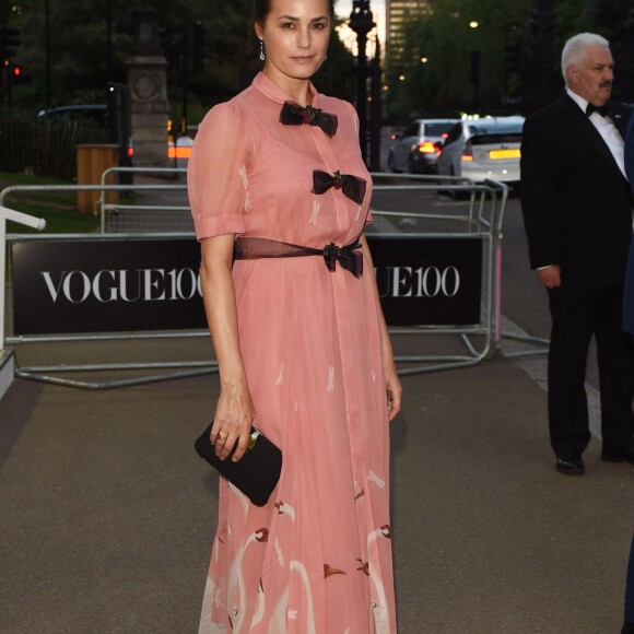 Yasmin Le Bon - Arrivées des people au dîner de gala de "The Vogue 100" à Hyde Park, Londres le 23 mai 2016