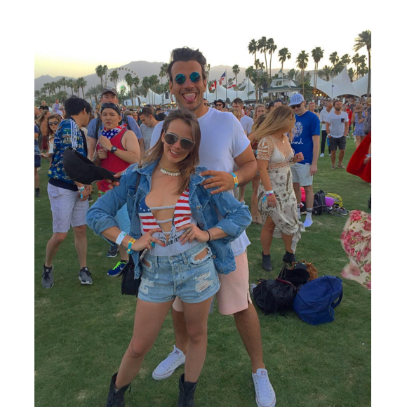 Pauline Ducruet lors du festival de Coachella en avril 2016, photo Instagram.