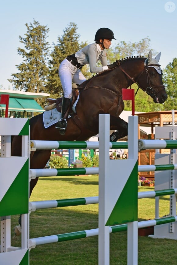 Athina Onassis au Longines Global Champions Tour à Madrid, le 20 mai 2016.