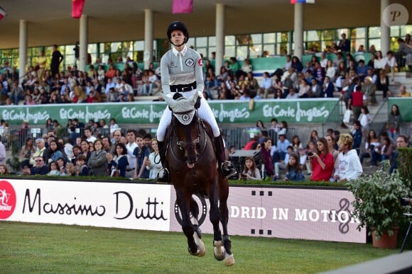Athina Onassis au Longines Global Champions Tour à Madrid, le 20 mai 2016.