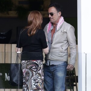 Bruce Springsteen avec sa femme Patti Scialfa au Longines Global Champions Tour à Madrid, le 20 mai 2016.