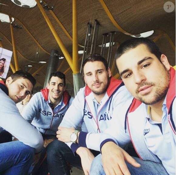 Victor Gutiérrez et son équipe en compétition en France, sur Instagram. Mai 2016