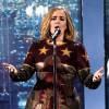 Adele (Meilleure artiste féminine anglaise, Meilleur single anglais de l'année pour "Hello", Meilleur album britannique pour "25", prix d'honneur) - Cérémonie des BRIT Awards 2016 à l'O2 Arena à Londres, le 24 février 2016.