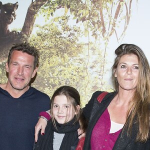 Benjamin Castaldi et sa compagne Aurora Aleman - Avant-première du film "Le livre de la jungle" au cinéma Pathé Beaugrenelle à Paris, le 11 avril 2016. © Olivier Borde/Bestimage