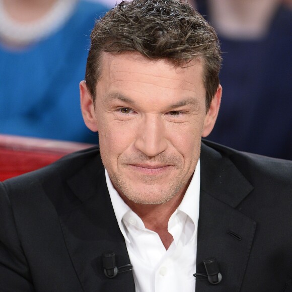 Benjamin Castaldi - Enregistrement de l'émission "Vivement Dimanche" à Paris le 15 décembre 2015.