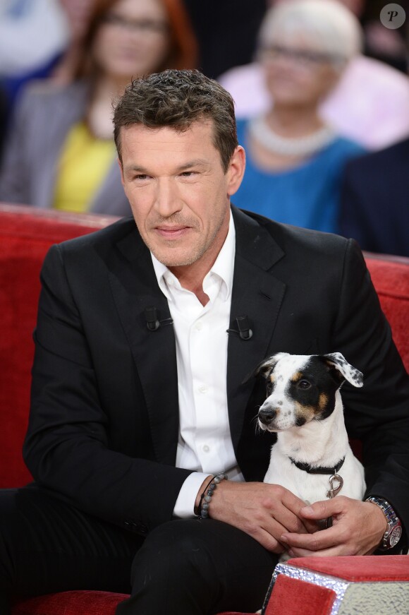 Benjamin Castaldi - Enregistrement de l'émission "Vivement Dimanche" à Paris le 15 décembre 2015.