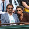Henri Leconte et sa compagne Maria - People dans les tribunes lors du Tournoi de Roland-Garros (les Internationaux de France de tennis) à Paris, le 27 mai 2016. © Cyril Moreau/Bestimage