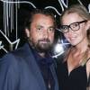 Henri Leconte et sa femme Florentine - Soiree "J'aime la Mode" au Mandarin Oriental à Paris le 29 septembre 2014.