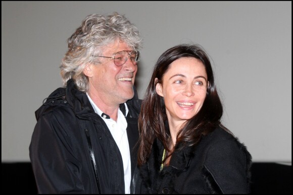 Didier Lauvergne et Emmanuelle Beart - Première de Disco, au Havre, le 21 mars 2008