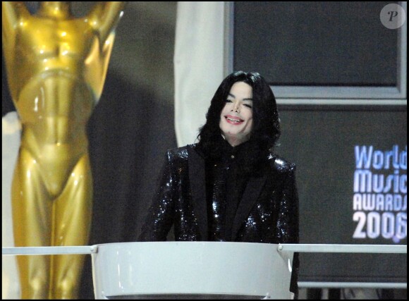 Michael Jackson aux World Music Awards, le 15 novembre 2006 à Londres