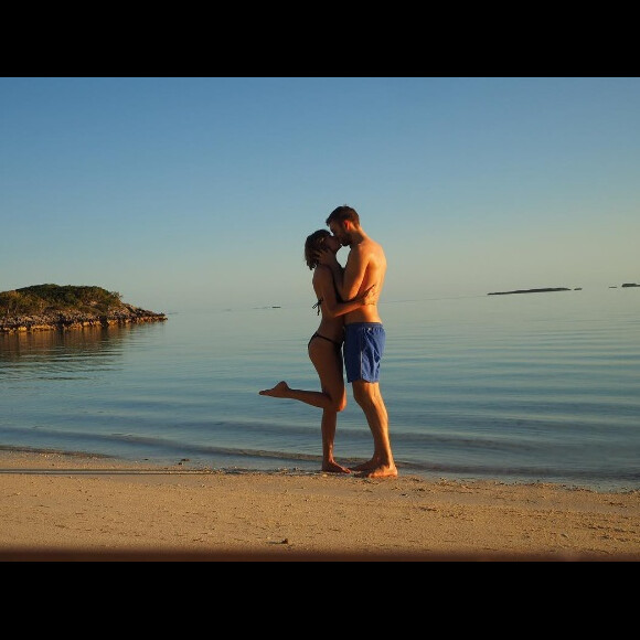 Taylor Swift et Calvin Harris lors de leurs vacances romantiques en mars 2016
