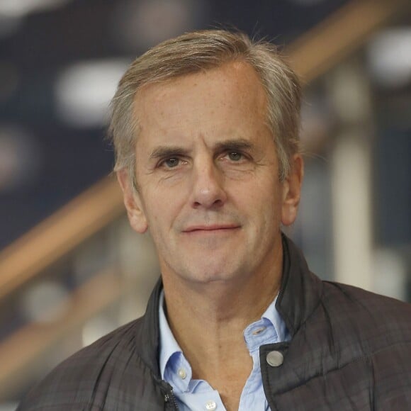 Bernard de La Villardière - People au match Psg-Marseille au Parc des Princes à Paris le 4 octobre 2015. Celebs attend soccer match PSG Vs Marseille in Paris, France on october 4, 2015.04/10/2015 - Paris