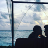 Le chanteur Robin Thicke est en vacances aux Maldives avec sa chérie, la belle April Love Geary. Photo publiée sur Instagram, le 31 mai 2016
