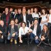 Elsa Pérusin, le chanteur Côme, Yoann Launay, Albert Cohen , Michel Lerousseau, Patrice Maktav, Julie Fournier, Haylen, Cynthia Tolleron, Philippe Escande, Alexandre Bonstein, Vincent Baguian, François Chouquet, Laurent Seroussi et Zazie - Showcase de la comédie musicale "Le Rouge et le Noir l'Opéra Rock" d'après l'oeuvre de Stendhal au Théâtre Le Palace à Paris le 31 mai 2016. © Pierre Perusseau/Bestimage